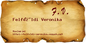 Felföldi Veronika névjegykártya